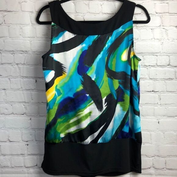B Wear.  Satiny sleeveless blouse/cami. XL. - Picture 5 of 5